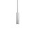 Milca 10-in Brushed Nickel 1 Light Pendant