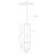Milca 10-in Brushed Nickel 1 Light Pendant