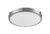 Floyd 13-in Brushed Nickel LED Flush Mount