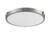 Floyd 17-in Brushed Nickel LED Flush Mount