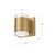 Norfolk 5-in Brushed Nickel LED Wall Sconce