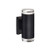 Norfolk 8-in Black LED Wall Sconce