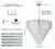 Water Glass Chandelier