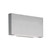 Mica 10-in Brushed Nickel LED All terior Wall