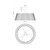 Isla 24-in Matte Black/Braided Rope FAN + LED Ceiling Fan