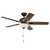 Erikson 52-in Matte Black FAN + LED KIT with Bulb Ceiling Fan