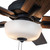 Erikson 52-in Matte Black FAN + LED KIT with Bulb Ceiling Fan