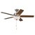 Erikson 52-in Brushed Nickel FAN + LED KIT with Bulb Ceiling Fan