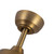 Thalia 54-in Brushed Gold/Matte Black LED Ceiling Fan