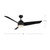 Thalia 54-in Brushed Gold/Matte Black LED Ceiling Fan