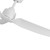 Hugo 52-in Matte White LED Exterior Ceiling Fan