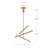 Vega 45-in White LED Chandeliers