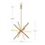 Sirius 48-in White LED Chandeliers