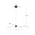 Akari 37-in Black LED Chandeliers