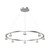 Dune 33-in Brushed Nickel LED Chandeliers