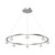 Dune 33-in Brushed Nickel LED Chandeliers