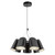 Bell 20-in Glossy Black LED Chandelier