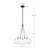 Bolla 16-in Brushed Gold LED Chandelier