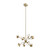Geode 25-in Brushed Gold LED Chandeliers