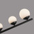 Cypress 19-in Black/Opal Glass LED Chandelier