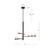 Cypress 19-in Brushed Gold/Opal Glass LED Chandelier