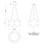 Ciel 10-in Black/Opal Glass Socket Chandelier