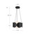 Ciel 10-in Brushed Gold/Opal Glass Socket Chandelier