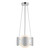 Ciel 10-in Chrome/Opal Glass Socket Chandelier