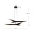 Tachi 42-in Urban Bronze LED Chandelier