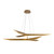 Tachi 42-in Vintage Brass LED Chandelier