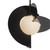 Scorpio 27-in Glossy Black/Opal Glass LED Chandelier