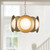 Cleo 16-in Brushed Gold/Opal Glass LED Chandelier