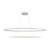 Ovale 54-in Two-Tier White LED Chandelier