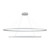 Ovale 54-in Two-Tier White LED Chandelier