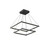 Piazza 24-in Black LED Chandeliers