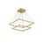 Piazza 24-in Brushed Gold LED Chandeliers