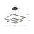 Piazza 32-in Black LED Chandeliers