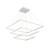 Piazza 32-in White LED Chandeliers