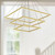 Piazza 32-in Brushed Gold LED Chandeliers