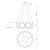 Oros 24-in Antique Silver LED Chandeliers