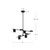 Jayden 40-in Black LED Chandeliers