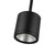 Nordic 3-in (3-in Dia.) Black LED Exterior Pendant