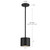 Nordic 4-in (5-in Dia.) Black LED Exterior Pendant