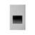Sonic 5-in Brushed Nickel LED Exterior Low Voltage Wall/Step Lights