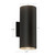 Nordic 12-in (5-in Dia.) Black LED Exterior Wall
