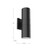 Lund 12-in Gray LED Exterior Wall Sconce