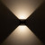 Ellis 6-in Black LED Exterior Wall Sconce
