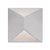 Indio 7-in Brushed Nickel LED Exterior Wall Sconce