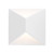 Indio 7-in White LED Exterior Wall Sconce
