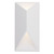 Indio 12-in White LED Exterior Wall Sconce